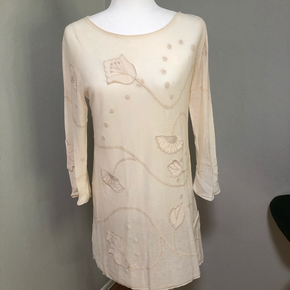 Anthropologie knit 100% cotton tunic Medium